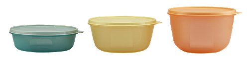 Tupperware Schüssel Set 3 Stück 0,95L/1,4L/1,9L