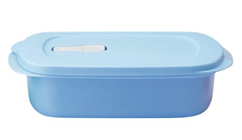 Tupperware Aufbewahrungsdose eckig, blau