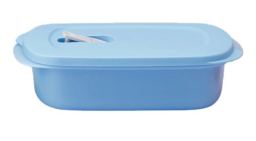 Tupperware Aufbewahrungsdose eckig, blau