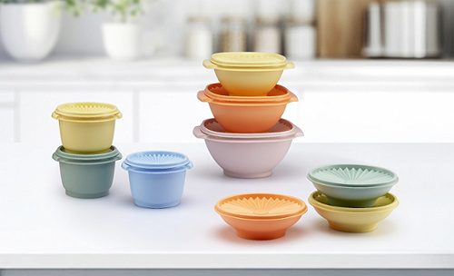 Produktbild von Tupperware, Schüsselset 3 Stück, 3 x 0,4 l