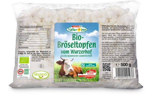 Produktbild von SPAR Natur*pur, Bio-Bröseltopfen vom Wurzerhof