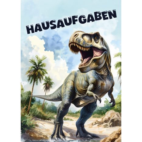 Hausaufgabenheft Dino Rex