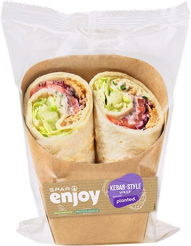 SPAR enjoy Kebab-Style Wrap Made with planted. | SPAR Produktwelt