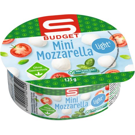 S-BUDGET Mozz. Mini light 125g  GVE 7