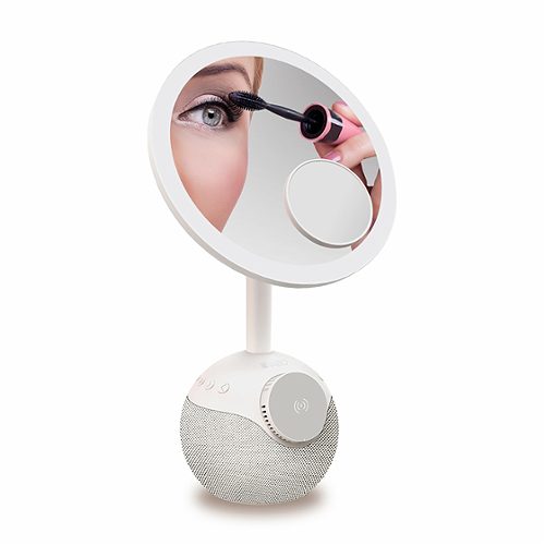 Produktbild von NABO, LED Schminkspiegel Wireless Charger, Lautsprecher