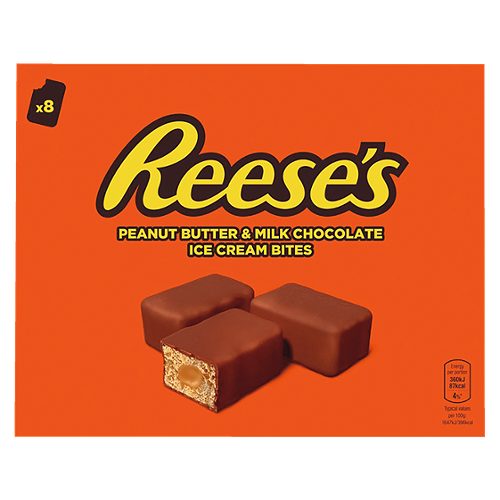 Produktbild von Reese's, Peanut Butter Bites Ice Cream Bites 8 Stück