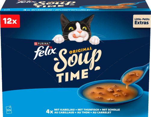 Produktbild von Felix, Katzenfutter Geschmacksvielfalt vom Wasser 12x48g