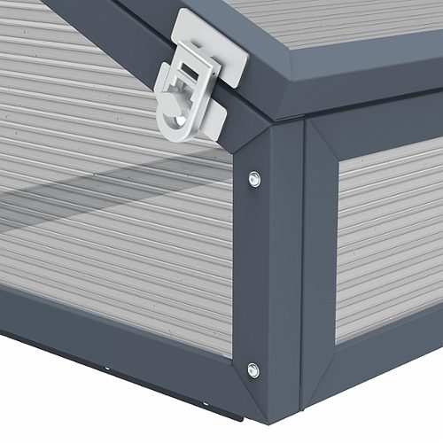 Produktbild von Ferrum, Frühbeetaufsatz anthrazit 100x50x36/21