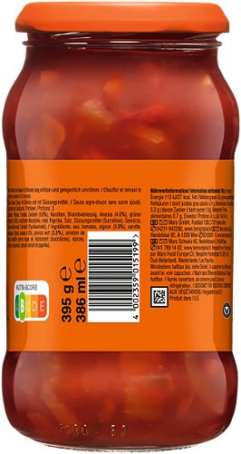 Produktbild von BEN’s ORIGINAL, Sauce Süß-Sauer ohne Zuckerzusatz