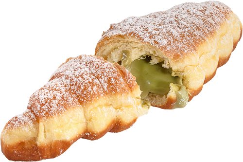 Produktbild von maxi.Backstube, Krapfen-Croissant gef. Marille, Pistazie, Noug ab 3 Stück