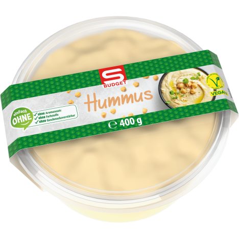 S-Budget HummusClassic 400g     GVE 4