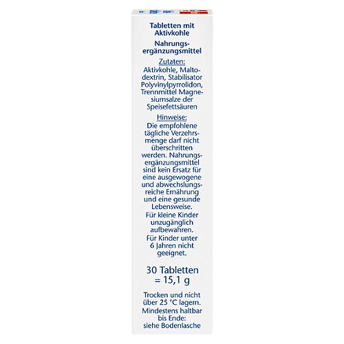 Produktbild von Doppelherz aktiv, Kohletabletten pflanzlich 30 Stk.