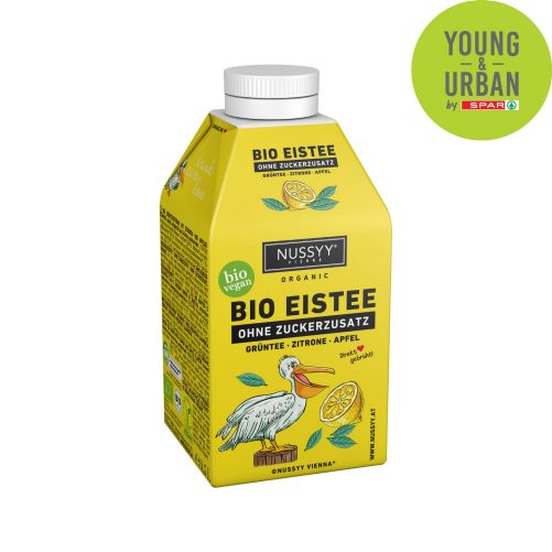 Produktbild von Nussyy Eistee, Bio Eistee Grüntee Zitrone Apfel