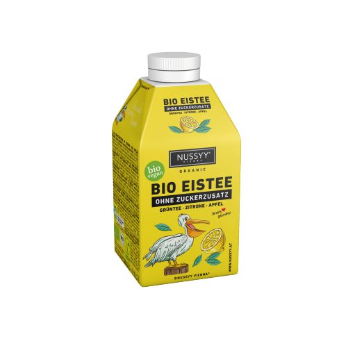 Produktbild von Nussyy Eistee, Bio Eistee Grüntee Zitrone Apfel