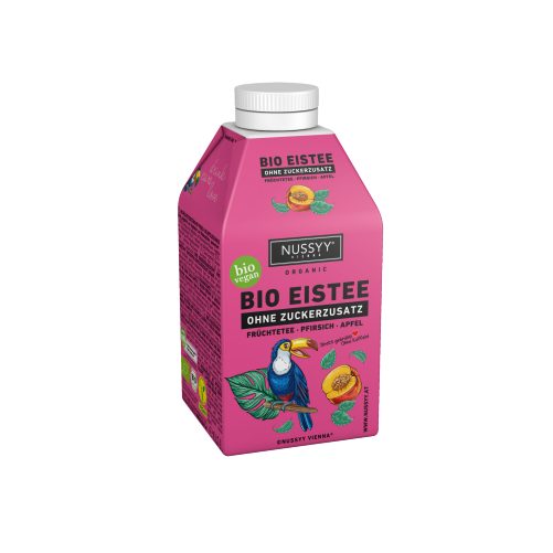 Produktbild von Nussyy Eistee, Bio Eistee Früchtetee-Pfirsich-Apfel