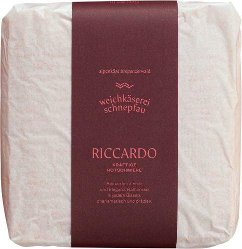 Produktbild von Alpenkäse Bregenzerwald, Ricardo Weichkäse Rotschmiere