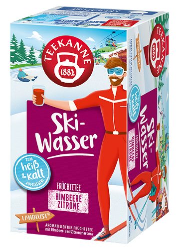 Produktbild von Teekanne Landlust, Früchtetee Skiwasser 17 Teebeutel