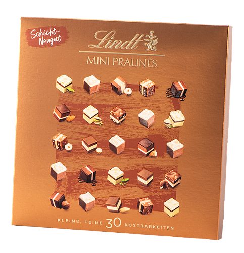 Produktbild von Lindt, Mini Pralinés Nougat