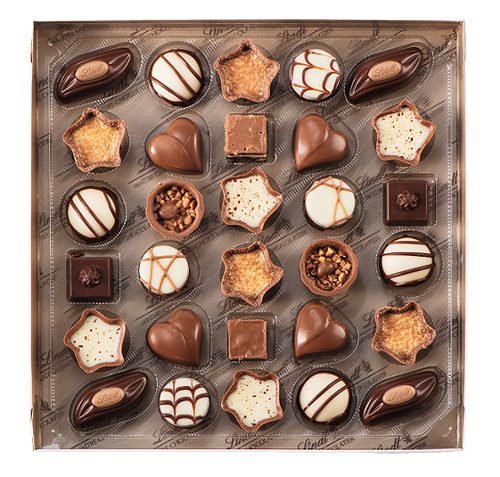 Produktbild von Lindt, Mini Pralinés Nougat