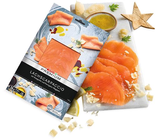 Produktbild von SPAR PREMIUM, Lachscarpaccio