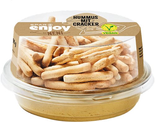 Produktbild von SPAR enjoy by NENI, Hummus mit Cracker