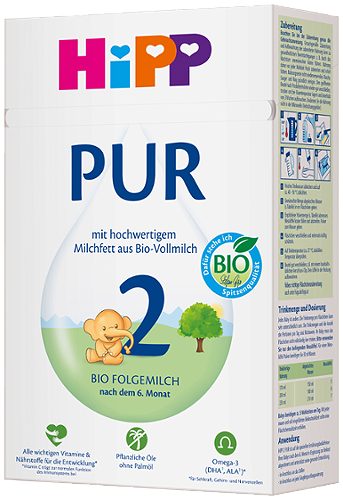 Produktbild von Hipp, Bio Folgemilch 2 PUR