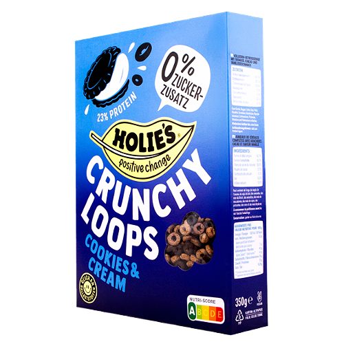 Produktbild von Holie´s, Crunchy Loops Cookies & Cream