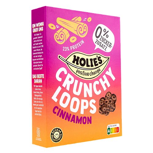 Produktbild von Holie´s, Crunchy Loops Cinnamon