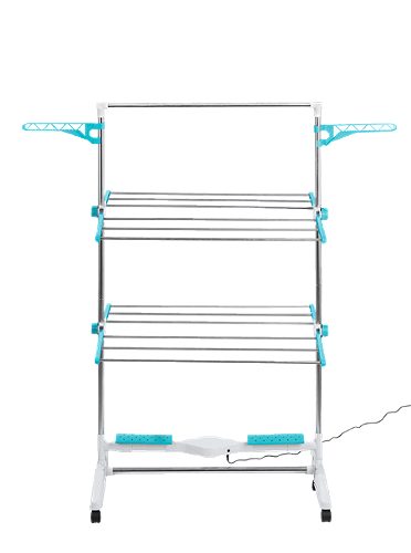 Produktbild von EASYmaxx, Wäscheständer elektronisch, 17W weiß/türkis