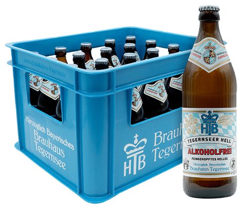 Produktbild von Tegernseer, Hell alkoholfrei 20x0,5l