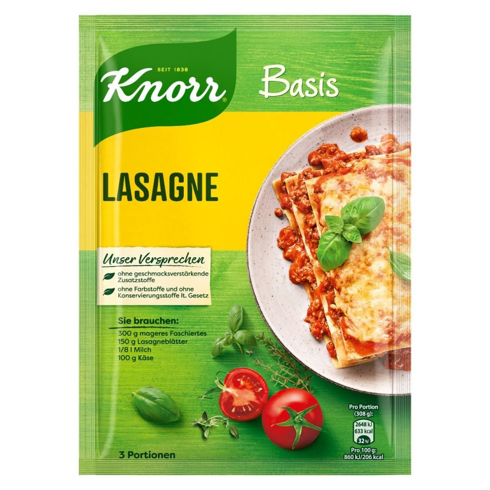 Knorr Basis Lasagne