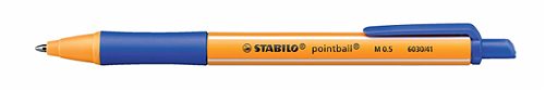 Produktbild von STABILO, Kugelschreiber pointball, blau 2 Stück