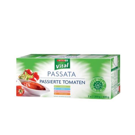 SPAR Vital INTERSPAR Passata 600 3 200g Passierte Tomaten kaufen online | x G