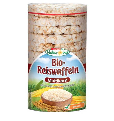 Produktbild von SPAR Natur*pur, Bio-Reiswaffeln Multikorn