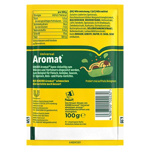 Produktbild von Knorr, Aromat Nachfüllbeutel