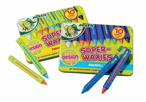 Produktbild von Jolly, Wachsmalkreiden Superwaxies Aqua 10