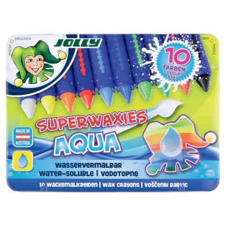 Jolly Wachsmalkreiden Superwaxies Aqua 10