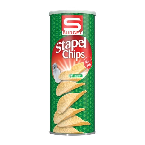 S-BUDGET Stapelchips Salz 175g  GVE 15