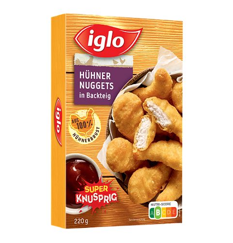Produktbild von Iglo, Hühner Nuggets im Backteig