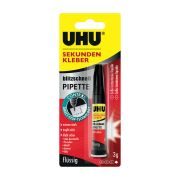 UHU Sekundenkleber blitzschnell, Pipette 3g