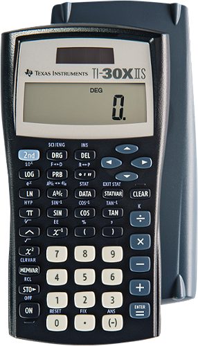 Produktbild von Texas Instruments, Taschenrechner TI-30XIIS Solar 1 Stück
