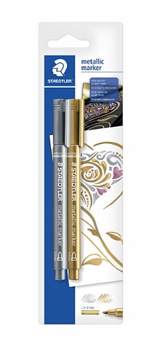 Produktbild von Staedtler, Metallic Marker gold/silber
