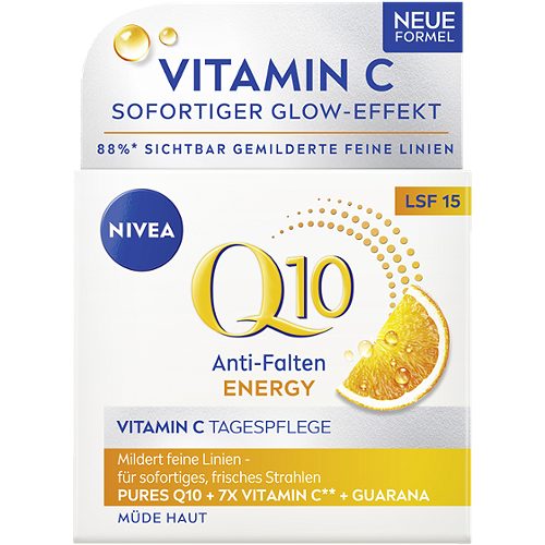 Produktbild von Nivea, Anti-Falten Tagescreme Q10 Energy / LSF 15 50ml