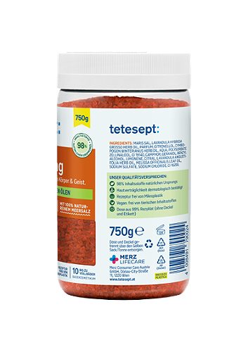 Produktbild von tetesept, Badezusatz Entspannung 750g