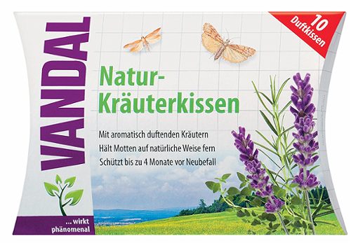 Produktbild von Vandal, Natur-Kräuterkissen gegen Motten 10 Kissen