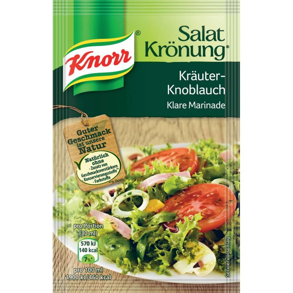 Knorr Salat Krönung Dressing KräuterKnoblauch 8g online kaufen INTERSPAR