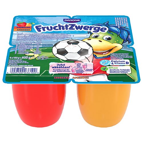 Produktbild von Danone Fruchtzwerge, Erdbeere, Aprikose