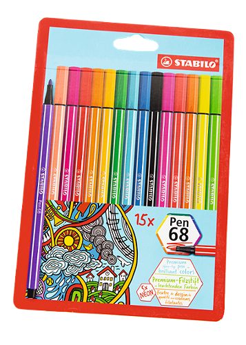 Produktbild von STABILO, Fasermaler 15 Farben