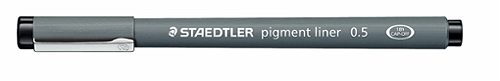 Produktbild von Staedtler, Pigmentliner 0,5 mm, schwarz