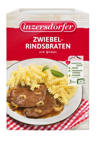 Produktbild von Inzersdorfer, Zwiebelrindsbraten mit Spiralen